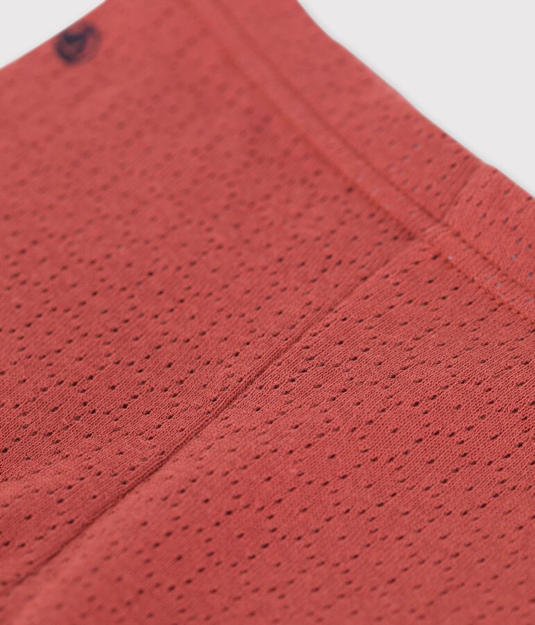 Leggings de punto calado de beb&eacute; marron OMBRIE