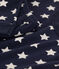 Pijama de algodón ajustado con estrellas para niño/niña azul SMOKING/blanco MARSHMALLOW