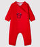 Mono largo de algodón para bebé niño/niña rojo TERKUIT