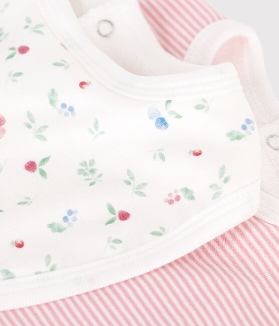 Juego de 2 baberos estampados de algodón para bebé variante 1