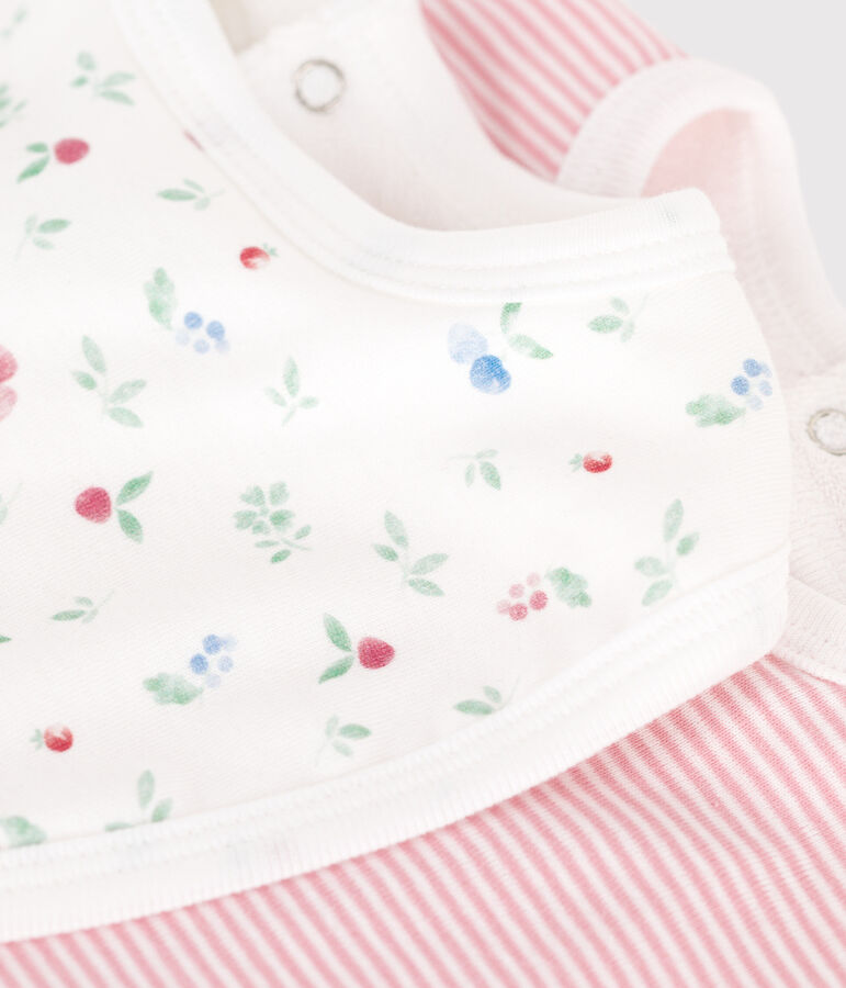 Juego de 2 baberos estampados de algod&oacute;n para beb&eacute; multicolor