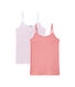 Lote de 2 camisetas de tirante fino para niña