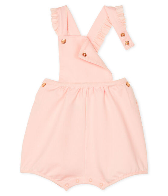 Peto corto de muletón para bebé niña rosa MINOIS