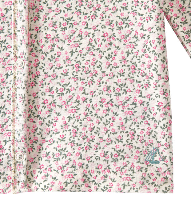 C&aacute;rdigan estampado para ni&ntilde;a blanco/multicolor