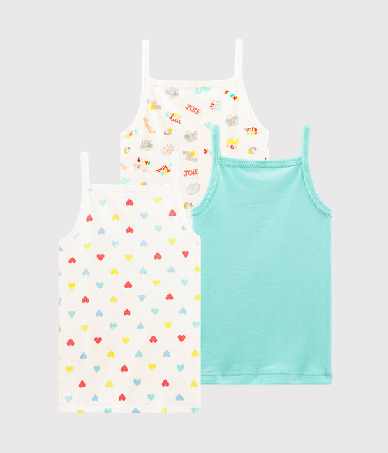 Trío de camisas de tirantes para niña variante 1