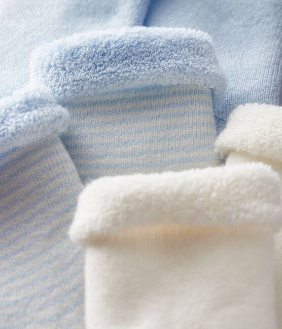Tres calcetines de bebé de jersey variante 2