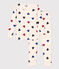 Pijama snugfit de algodón con corazón para niña blanco AVALANCHE/ MULTICO