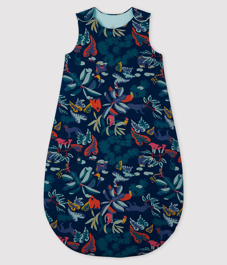 Saco para beb&eacute; que se puede guardar en un bolsillo azul/multicolor