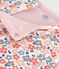 Chaleco reversible de algodón estampado para bebé blanco MARSHMALLOW/rosa JOLI