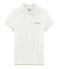 Polo manga corta infantil para niña blanco MARSHMALLOW