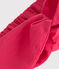 Diadema de tela lisa para bebé rosa GLOSS