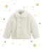 Abrigo para niña blanco MARSHMALLOW