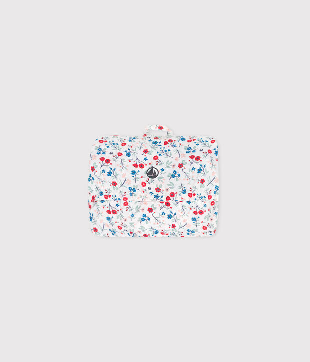 Cortavientos infantil ultraligero blanco/multicolor