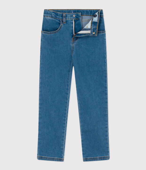 Pantal&oacute;n vaquero slim de ni&ntilde;a azul