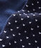 Bufanda para bebé unisex con forro polar azul SMOKING/blanco MARSHMALLOW