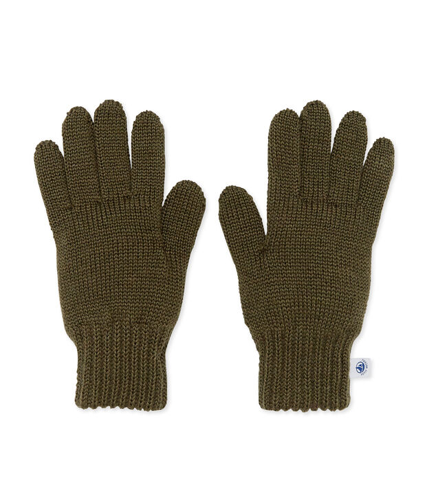 Guantes de ni&ntilde;o verde