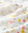 Mono corto estampado para bebé niña blanco MARSHMALLOW/blanco MULTICO