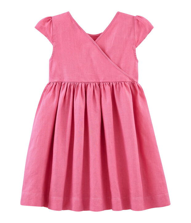 Vestido infantil para ni&ntilde;a rosa