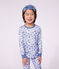 Pijama tipo disfraz infantil de algod&oacute;n de drag&oacute;n azul/azul