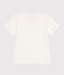Camiseta infantil unisex de manga corta de algodón con estampado blanco MARSHMALLOW