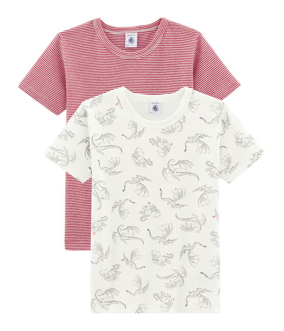 Par de camisetas manga corta para niño variante 1
