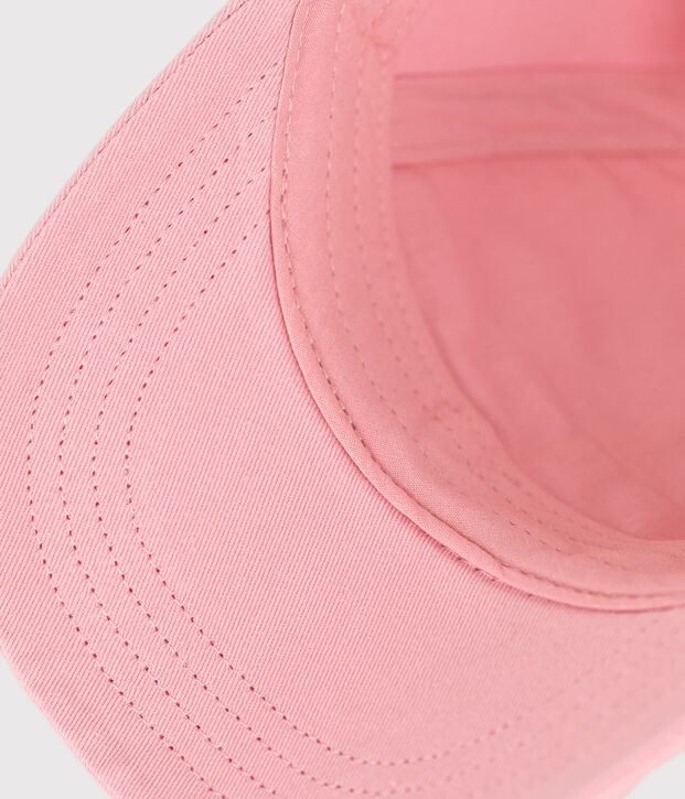 Gorra de algod&oacute;n para beb&eacute; ni&ntilde;a Petit Bateau rosa
