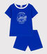 Pijama corto infantil de algodón