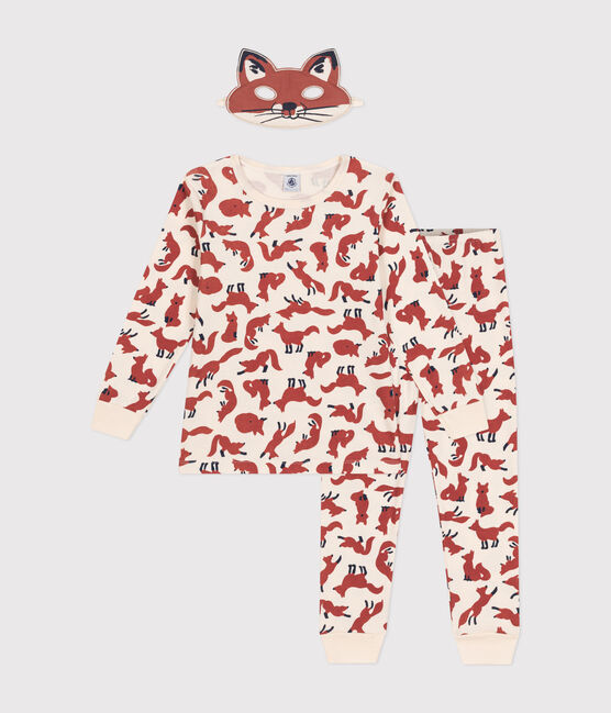 Pijama disfraz infantil de algodón de zorro blanco AVALANCHE/ MULTICO