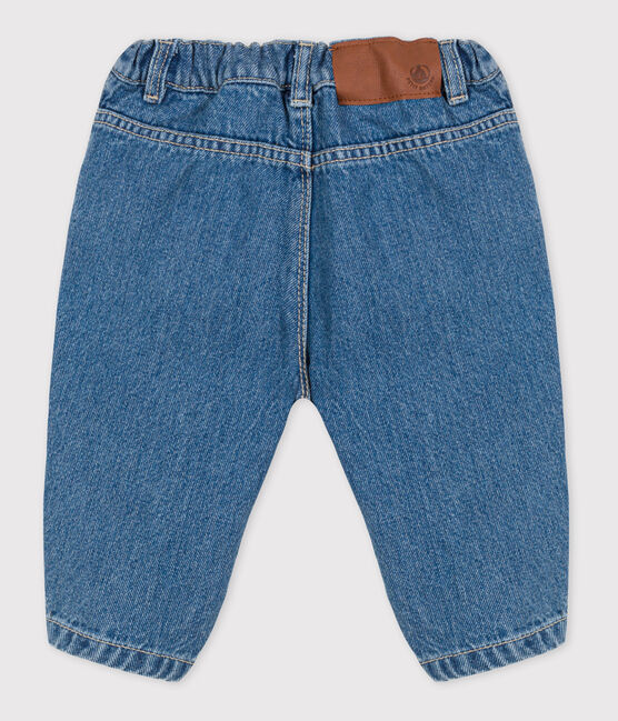 Vaquero de tejido vaquero 100 % sostenible para bebé azul DENIM