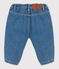 Vaquero de tejido vaquero 100 % sostenible para bebé azul DENIM