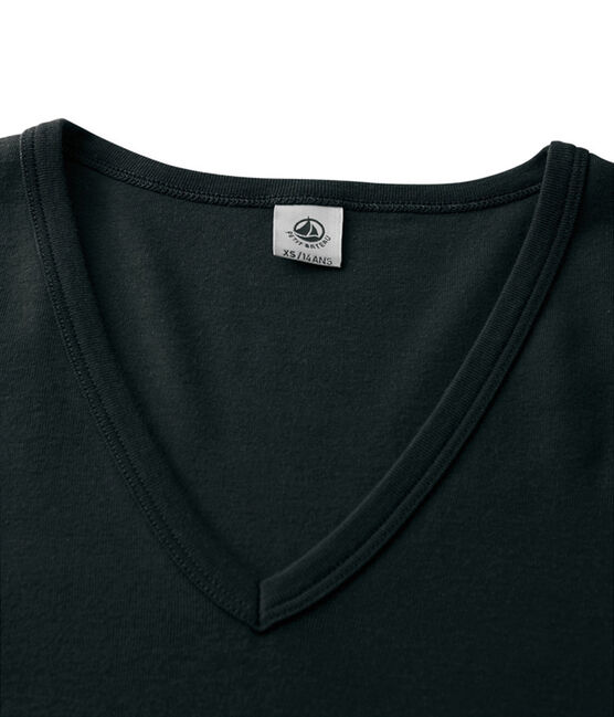Camiseta de manga larga icónica de mujer negro NOIR
