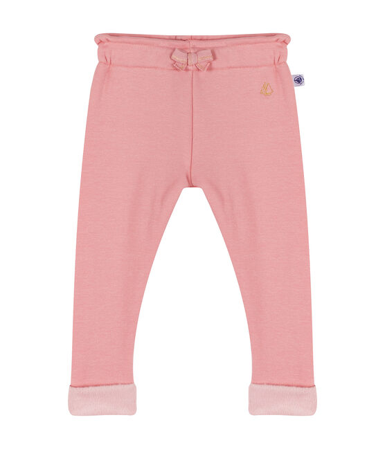 Pantalón de terciopelo para bebé niña rosa CHARME CN