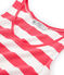 Vestido sin mangas para mujer rosa GROSEILLER/blanco MARSHMALLOW