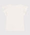 Camiseta de algodón para niña blanco MARSHMALLOW
