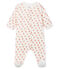 Bodyjama para bebé de niña de terciopelo blanco MARSHMALLOW/blanco MULTICO