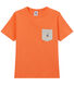 Camiseta con bolsillo en el pecho para niño