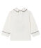 Camiseta de manga larga con cuello para bebé niño blanco MARSHMALLOW CN