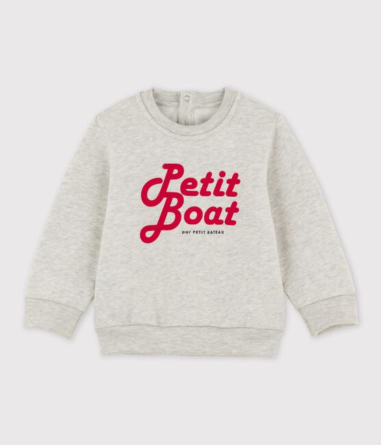 Sudadera de muletón de bebé gris BELUGA CHINE