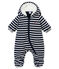 Buzo de microfibra y rayas marineras para bebé niño azul SMOKING/blanco MARSHMALLOW