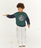Pantalón de muletón para niño gris BELUGA CHINE