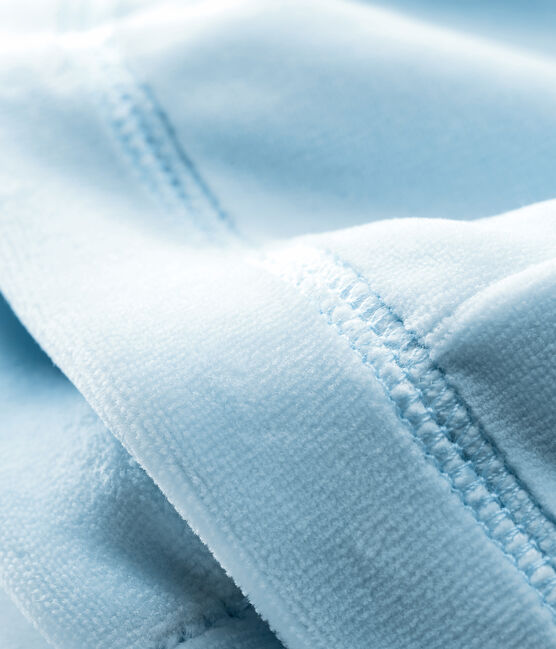 Gorro nacimiento de terciopelo para bebé unisex azul FRAICHEUR