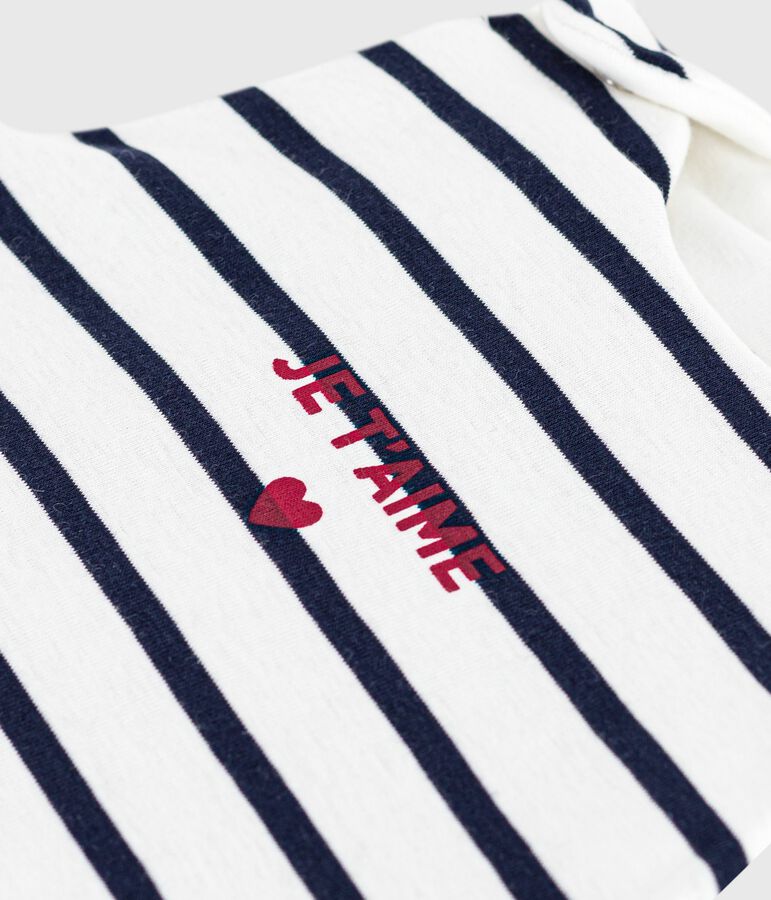 Saco de dormir para beb&eacute; TOG 2 de algod&oacute;n blanco/azul