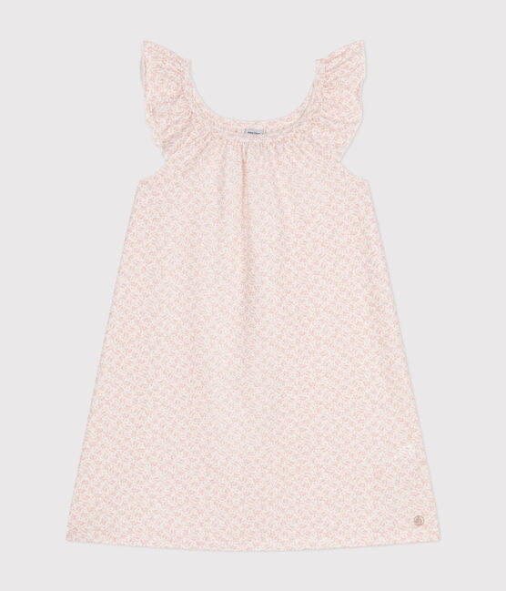 Camisón de algodón infantil con motivo de flores MARSHMALLOW/ PANTY