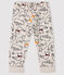 Pantalón de tejido túbico para bebé niño gris BELUGA/blanco MULTICO
