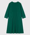 Camisón de algodón para niña verde EVERGREEN