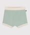 Pantalón corto de rizo de bebé verde HERBIER