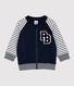 Chaqueta de béisbol de muletón de bebé.