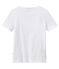 Camiseta en jersey ligero con cuello en pico para mujer blanco ECUME