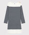 Vestido marinero de mujer azul SMOKING/blanco MARSHMALLOW