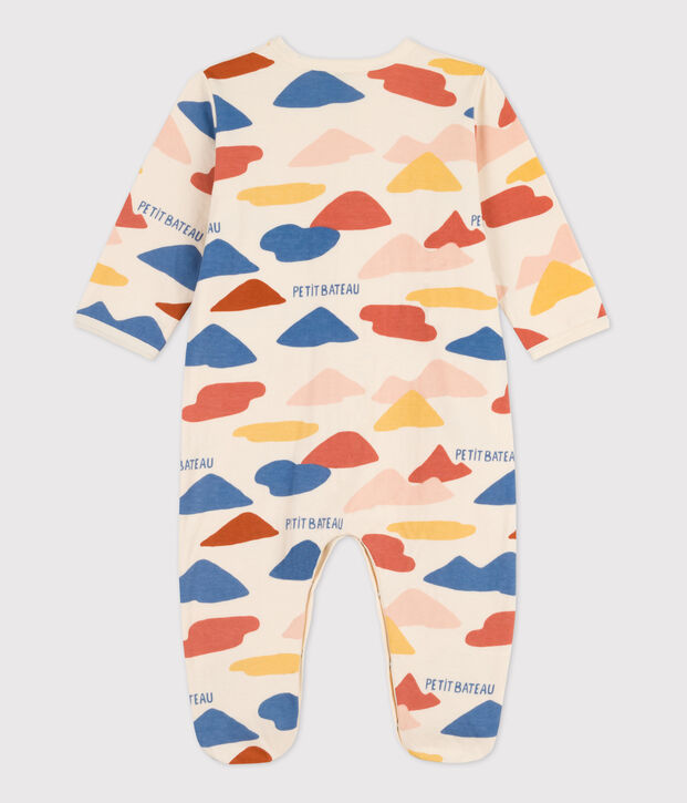 Pelele de t&uacute;bico para beb&eacute; crudo/multicolor